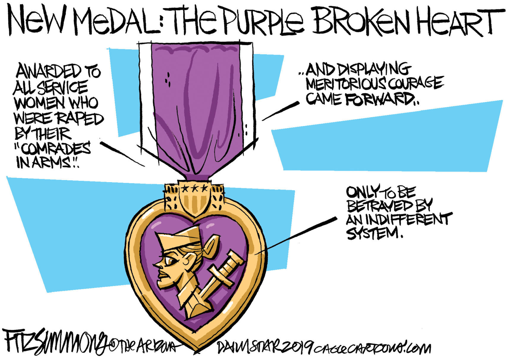 Daily Fitz Cartoon: Heart of service